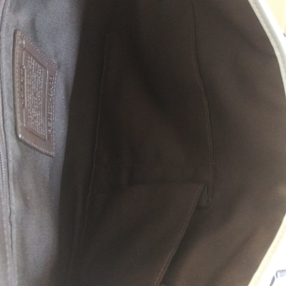 Off white vintage Coach handbag and wallet - Picture 4 of 6